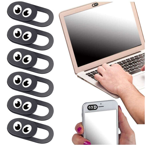 Alogy x6 Kameracover til Macbook Laptop Sort