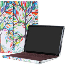 ETUI TIL MICROSOFT SURFACE BÆRBAR/2. generation 2018/3. generation 2019 13,5" TRÆ LUKKET