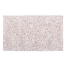Q-BATH PREMIUM DECOR 1639 blødt sandfarvet badeværelsestæppe 120 x 70 cm mikrofiber