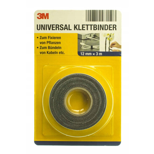 3M 3M Universal Velcro Tape 12 mm x 3,0 m