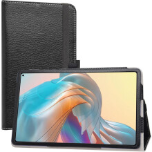 TABLET-ETUIS TIL CHUWI HIPAD PRO 10,8" ECO LÆDER SORT MAT MED STATIV