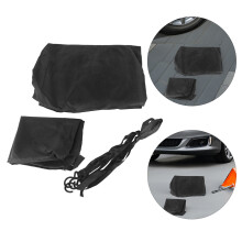 1Half Car Cover Zwart Waterdicht Autoheshoes Tegen Zon En Regen