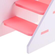 1Decoratief Roze Hamsterhutje Van PVC, Hamsters En Cavia's
