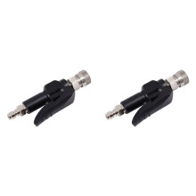 2X AA67-300Bar Quick Inflation Connector Chuck Filling Adapter with 8Mm Male and Female Header Quick Plug A