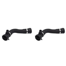 2X Car Upper Radiator Coolant Hose for 135I 135is 335I XDrive 335Xi Z4 X1 3.0L 17127540127