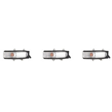 3X Indicatore di Direzione Della Lente Dello Specchietto Retrovisore Esterno Sinistro (Lh) per Camry 2006-2011 Vios 2008-2013 81730-06060
