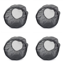 4X Chaussette de Pluie ImperméAble à L'Eau Kit de Filtre à Air de Moto Housse de Chaussette de Pluie pour Touring Dyna Softail Sportster Universel