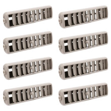 8X Beige Autodach Oberseite Klimaanlage LüFtungsauslass A/C Panel Grillabdeckung Installation für Pajero V93 V97