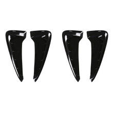 2X Garniture D'ÉVent D'Admission de Grille de Garde-Boue de Flux D'Air D'Aile LatéRale de Voiture pour X5 F15 2014-2018 Accessoires de DéCoration