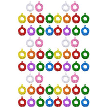 576 Pieces Loom Potholder Loops Weaving Loom Loops Weaving Loops with Multiple Colors for DIY Crafts Supplies