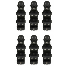 6X Interrupteurs de Voiture Interrupteur de LèVe-Vitre de Porte Avant Gauche Interrupteur de LèVe-Vitre 6554HQ ET100730140 pour C5 I et II C8