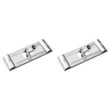 2X Cabeça de Lixadeira de Drywall Sem com Clipes de Liberação Rápida, Rosca Universal para Lixamento de Paredes e Tetos