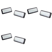 6X Canbus Car LED Nummer Registreringsskylt Ljus för Land 100 200 Prado 120 Reiz 4D Mark X Tillbehör