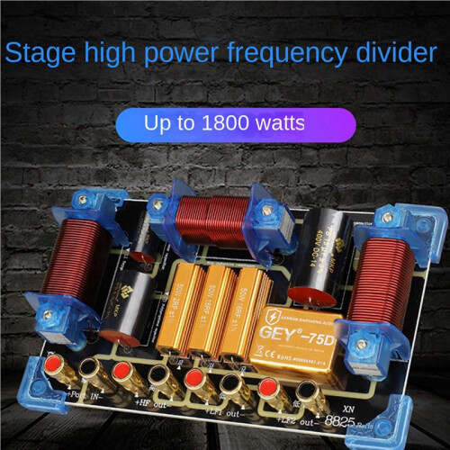4X 1800W Audio Frequency Divider Two Way Speaker Crossover 12 15 Pouces Stage Performance High Power Frequency Divider 2