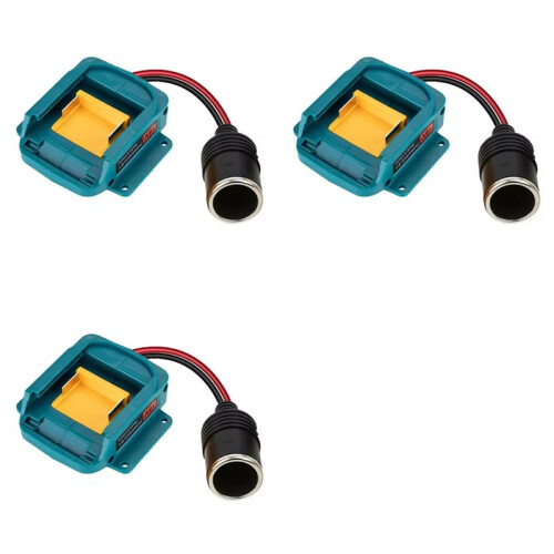 3X 18V to 12V Step Down Power Cigarette Lighter Interface Adapter for  18V Battery Converter