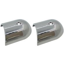 2X Protection D'Angle Demi-Arc en Acier Inoxydable 316 Poli Miroir pour Bateaux, Yachts et Camping-Cars