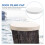 5St Universele Dock Piling Kappen Van Wit PVC Eenvoudig 5