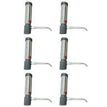 6X Lab Dispenser Economic Semi-Automatic Liquid Dispenser Sleeve Type 5-25 Ml Adjustable Liquid Adder