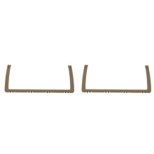 2X Car Front Back Backrest Support Barcket Trim Replacement for S Class W222 2014-2020 Beige