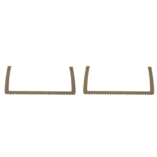 2X Car Front  Back Backrest Support Barcket Trim Replacement for   S Class W222 2014-2020 Beige