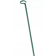 Stålplantestøtte 60 cm, pulverlakeret grøn, stabil