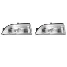 2X Couvercle de Clignotant de Clignotant de Porte de Rétroviseur D'Aile de Côté Gauche (LH) pour Everest Ranger 2012-2018 (Sans Ampoules)