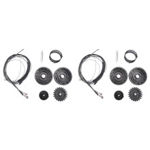 2X A4477603300 Guide Rail Electric Sliding Door Repair Kit for W639 W447 W448 V Viano Vito Left