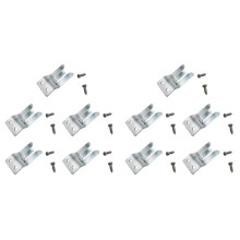 10X Metalen MICROFOONHOUDER / Clip - Schroef in voor CB / Ham Radio - MH2