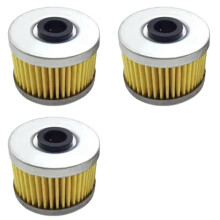 3X Oil Filter for KLX250 KLX300 YF300 LONCIN CR6 VOGE 300R Motocross Engine Cleaner Filters