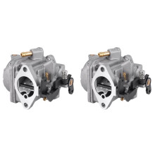 2X Boat Carburetor Assy 3303-8M0053668 804766T03 for Mercury 4-Stroke 6HP Outboard Carb 804766A04