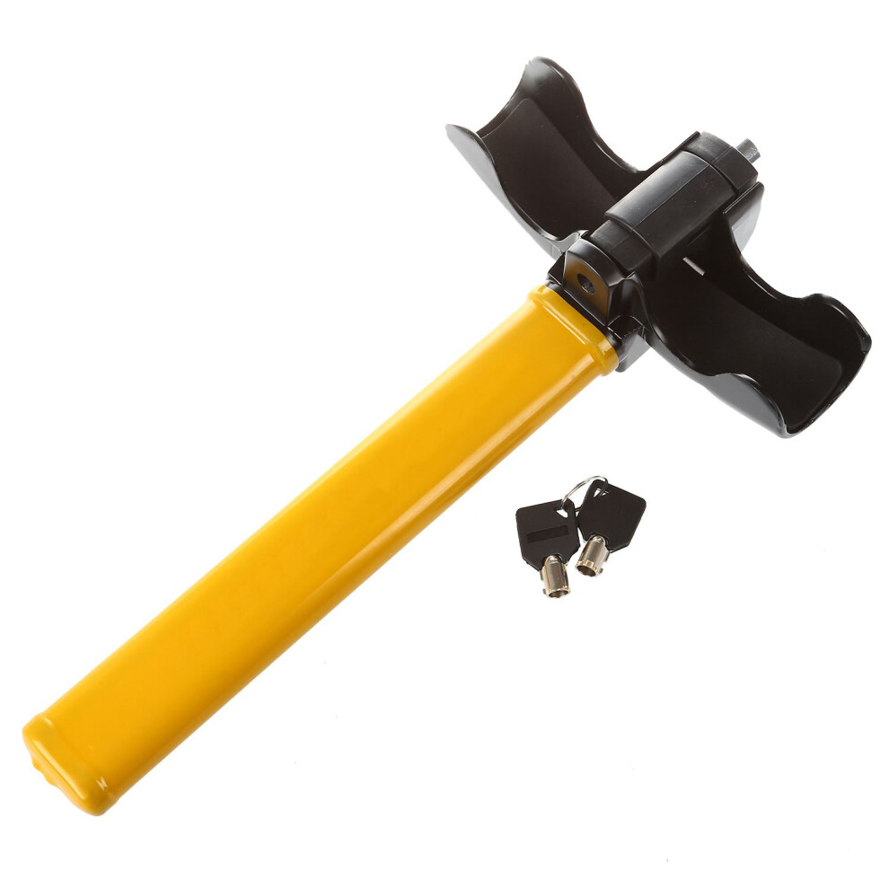 Heavy Duty Anti Theft Rotary Security Safe Van Car Steering Wheel Lock Universal 6034164907725