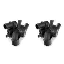 2X 95510611100 Engine Thermostat Cooling Thermostat Housing for Cayenne 9pa1 3.2 022121111G