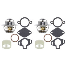 2X Kit Termostato 807252Q5 di Ricambio per con Manicotto 160 4.3L 5.0L 5.7L 7.4L 8.2L 1987 807252T8