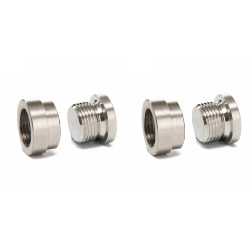 2X Syrgassensorpropp Mutter Monteringslock Kit Pluggmutter Plugg Bredbandsmutterpassning Svetsproppar M18X1.5 Passar för Bil