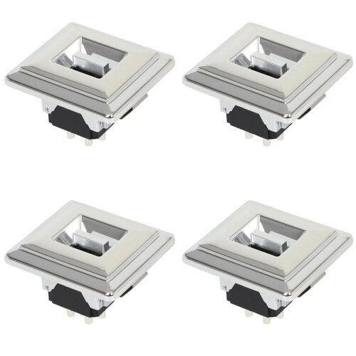 4X Car Power Window  Square Corners Button for Chevy  1978-1990 20043940 LHD