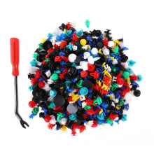 500Pcs Auto Car Mixed Fastener Clip Bumper Trim Plastic Rivet Door Panel