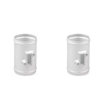 2pcs 3Inch 76mm Air Flow Sensor Mount Adapter Intake Meter Mount Base for