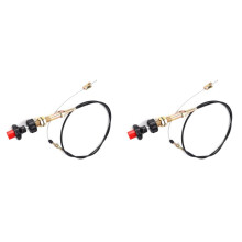 2X TZ01602-1 31 VCGTX10-10FT Câble de Verrouillage Réglable Vernier Robuste, Câble D'Accélérateur Réglable, Accessoires pour Camions