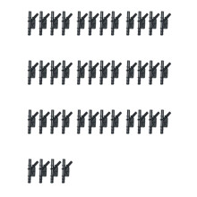40 Pcs Hose Automobile Water Pipe Joint Connector for  Scion Xb Mark X  Rumion Blade Auris 2.4l 1626421090