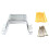 Downspout Adapter Gutter Downspout Strap 3X4 Leader Strap 3X4 (8 Pack) (White) 2