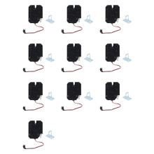 10X 12V 2A Elektriskt Magnetlås Felsäkert Hållkraft Elektromagnetiskt Dörr Åtkomstkontrollsystem Skåpboxar