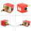 2X HFS-20 R3/4 Threaded Propeller Liquid Water Oil Flow Sensor  Automatic Control Flow  15A 250V 9