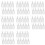 80Pcs 30Ml Plastic Squeezable Tip Applicator Bottle Refillable Dropper Bottles with Needle Tip Caps for Glue DIY 1