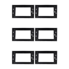 6pcs 10INCH 2DIN Frame Fascia Adapter Canbus Box Decoder Android Radio Dash Fitting Panel DVD Fascia Plane for