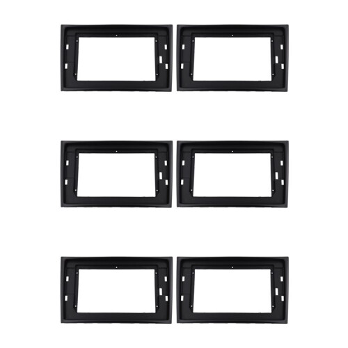 6pcs 10INCH 2DIN Frame Fascia Adapter Canbus Box Decoder Android Radio Dash Fitting Panel DVD Fascia Plane for