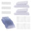 File Folder Tabs, 300 Sets Hanging File Folder Labels 2Inch Plastic Tabs and Inserts for Hanging File Folders 4