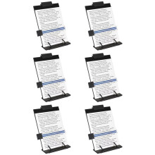6X Desktop Document Holder Stand with 7 Adjustable Positions,File Organizer Management Copyholder