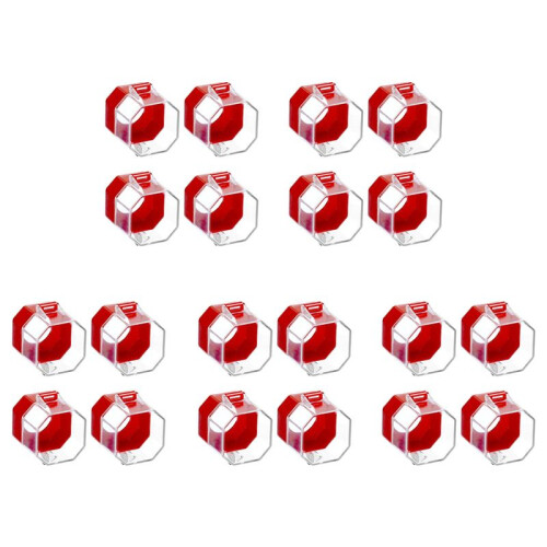 Emergency Stop Button Cover, 20 Pack Plastic  Cover Protector, Toggle  Push Button  Lockout Cover