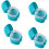 4X  Denture Case, Denture Cup with Strainer, Denture Bath Box False Teeth Storage Box with Basket Net Holder 1