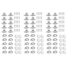 30Sets Marine Grade Twist Lock Fasteners Turn Button Eyelet,for Canvas Marine Boats Sailboats RVs Fastener Turn Buttons